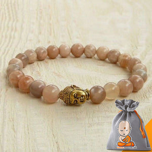 Bracelet Bouddha en Pierre de Soleil