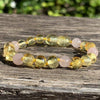 Bracelet "Douceur Maternelle" en Ambre et Quartz Rose