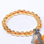 Bracelet "Pierre de l'Argent" en Citrine