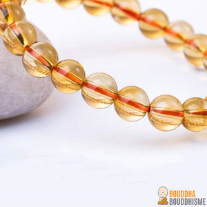 Bracelet "Pierre de l'Argent" en Citrine