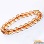 Bracelet "Pierre de l'Argent" en Citrine