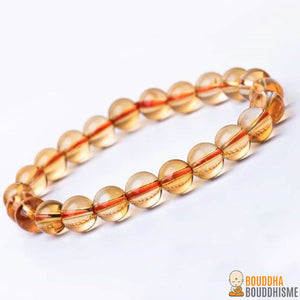 Bracelet "Pierre de l'Argent" en Citrine