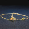 Bracelet "Abeille d'Or" en Citrine