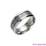 Bague Viking style "Dragon" en Acier Inoxydable