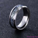 Bague Viking style "Dragon" en Acier Inoxydable