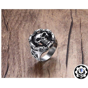 ANILLO DE MOTOCICLISTA - CADENA DE LA CALAVERA