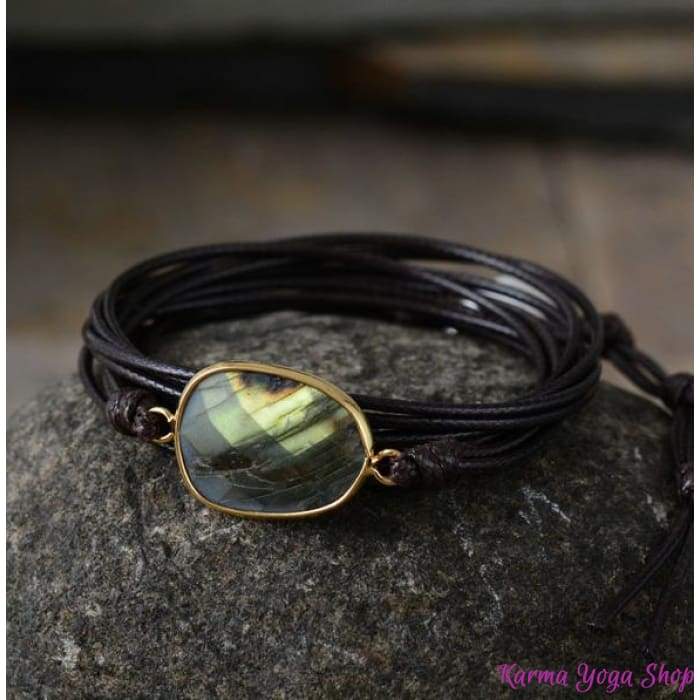 Bracelet "Isis" en Labradorite - 2 couleurs disponibles