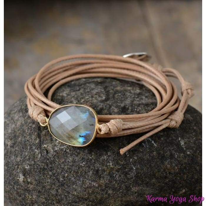 Bracelet "Isis" en Labradorite - 2 couleurs disponibles