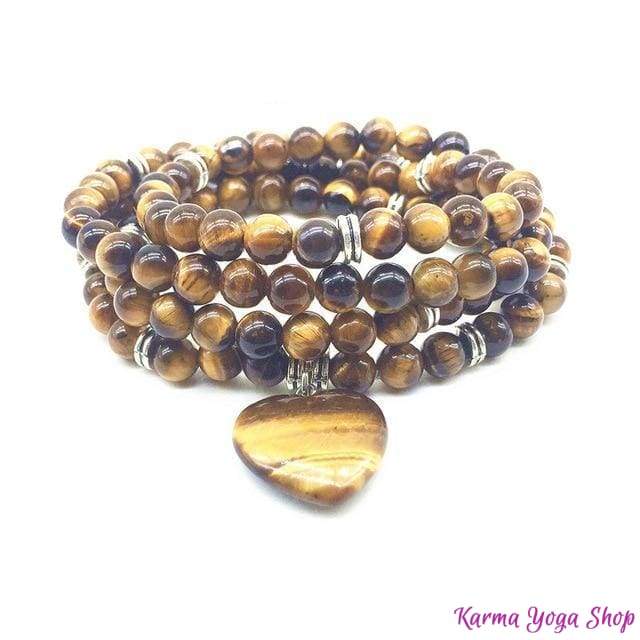 Bracelet Mala "Compassion Infinie" en Pierres Naturelles - 5 pierres disponibles