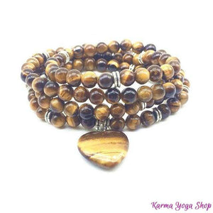 Bracelet Mala "Compassion Infinie" en Pierres Naturelles - 5 pierres disponibles