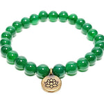 Bracelet Mala "Courage & Prospérité" en Aventurine Verte