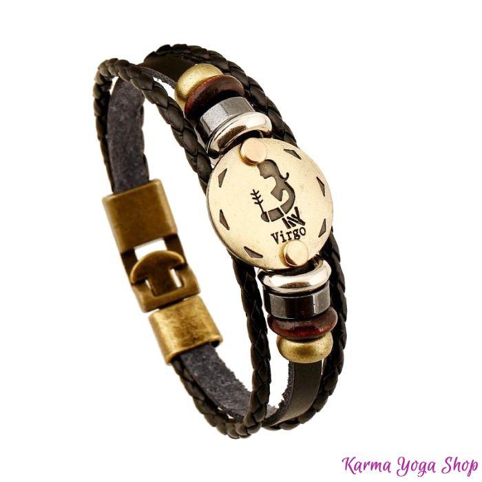 Bracelet "Signe du Zodiac" en Cuir