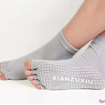 Chaussette de Yoga antidérapantes orteils nus - 6 couleurs disponibles