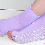Chaussette de Yoga antidérapantes orteils nus - 6 couleurs disponibles