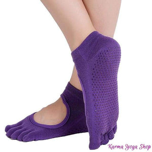 Chaussettes de Yoga antidérapantes "Ballerines"-  6 couleurs disponibles