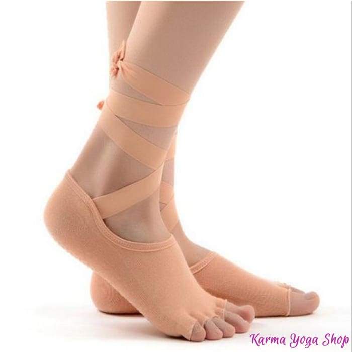 Chaussettes de Yoga Antidérapantes "Ballet" - 8 couleurs disponibes