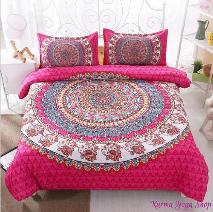 Housse de Couette Bombay + 2 Taies d'oreillers - 2 styles disponibles