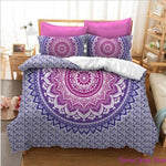 Housse de Couette Jaipur + 2 Taies d'oreillers - 8 couleurs disponibles
