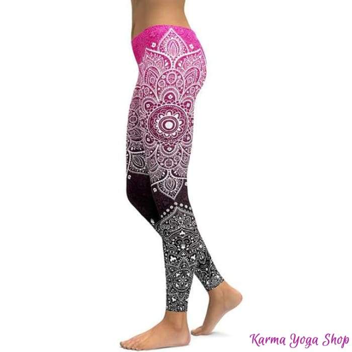 Leggings "Mandala et Vibration des Couleurs" - 14 couleurs disponibles