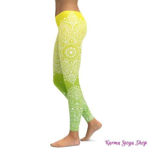 Leggings "Mandala et Vibration des Couleurs" - 14 couleurs disponibles