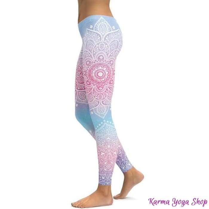 Leggings "Mandala et Vibration des Couleurs" - 14 couleurs disponibles