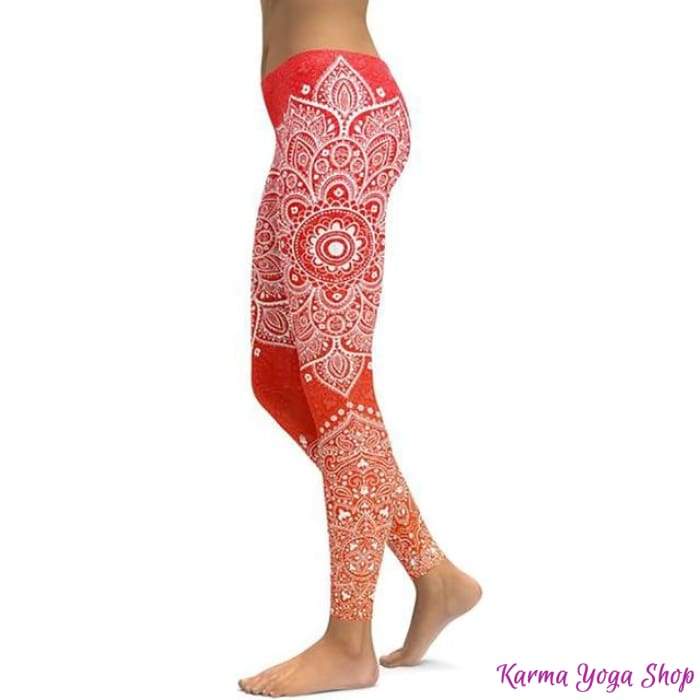 Leggings "Mandala et Vibration des Couleurs" - 14 couleurs disponibles