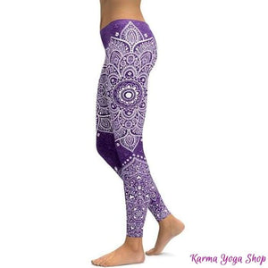 Leggings "Mandala et Vibration des Couleurs" - 14 couleurs disponibles