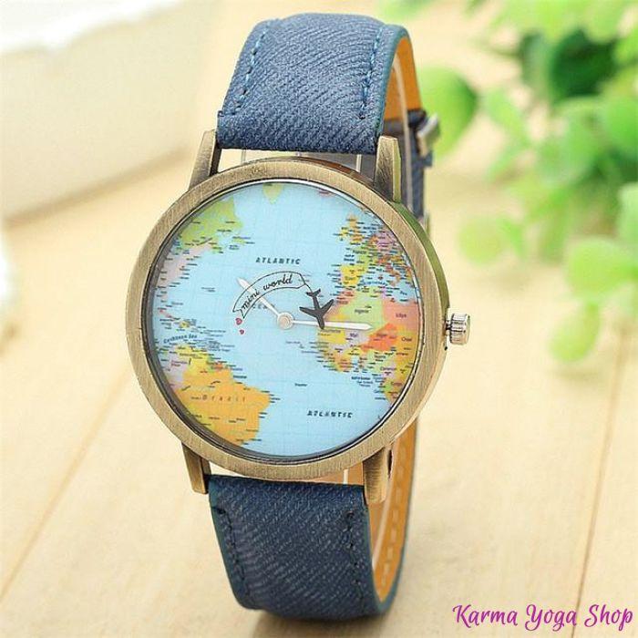 Montre "Globe-Trotteur" - 7 couleurs disponibles