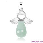 Pendentif "Ange Gardien" en Pierre Naturelle