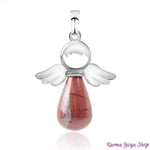 Pendentif "Ange Gardien" en Pierre Naturelle