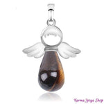 Pendentif "Ange Gardien" en Pierre Naturelle