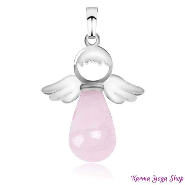 Pendentif "Ange Gardien" en Pierre Naturelle