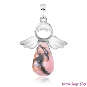 Pendentif "Ange Gardien" en Pierre Naturelle