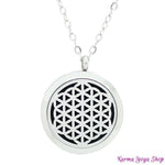 Pendentif "Fleur de Vie" Diffuseur d'Huile Essentielle - 3 couleurs disponibles