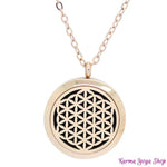 Pendentif "Fleur de Vie" Diffuseur d'Huile Essentielle - 3 couleurs disponibles