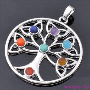 Pendentif Reiki Pierres des 7 Chakras - 6 styles disponibles