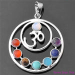 Pendentif Reiki Pierres des 7 Chakras - 6 styles disponibles