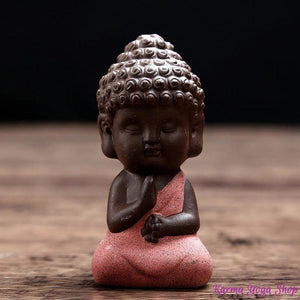 Statue Mini Bouddha - 4 couleurs disponibles