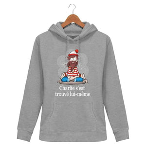 Sweat à Capuche Femme "Charlie" - Gris