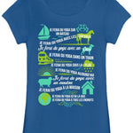 T-shirt Femme "Je Ferai Du Yoga..."