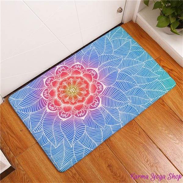 Tapis Antidérapant Mandala Artistique - 11 couleurs disponibles