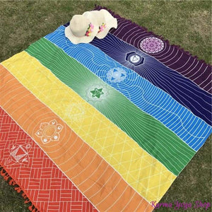 Tapis de Méditation 7 Chakras