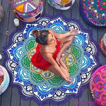 Toile Mandala "Fleur de Lotus" - 4 couleurs disponibles