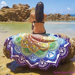 Toile Mandala "Fleur de Lotus" - 4 couleurs disponibles
