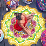 Toile Mandala "Fleur de Lotus" - 4 couleurs disponibles
