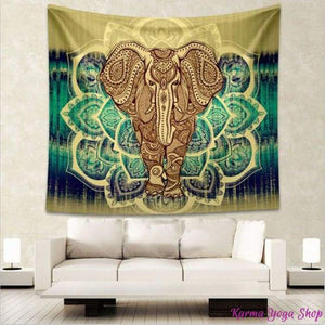 Toile Murale Mandala Eléphant (Edition limitée)