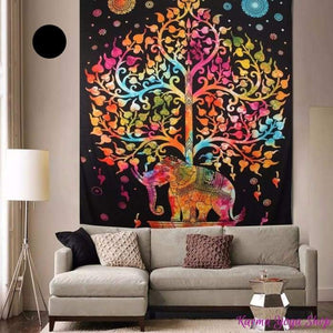 Toile Murale Mandala Eléphant (Edition limitée)