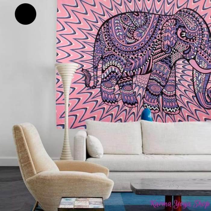 Toile Murale Mandala Eléphant (Edition limitée)